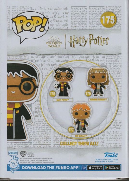 FUNKO POP! HARRY POTTER 175 GINGERBREAD / PAN DI ZENZERO