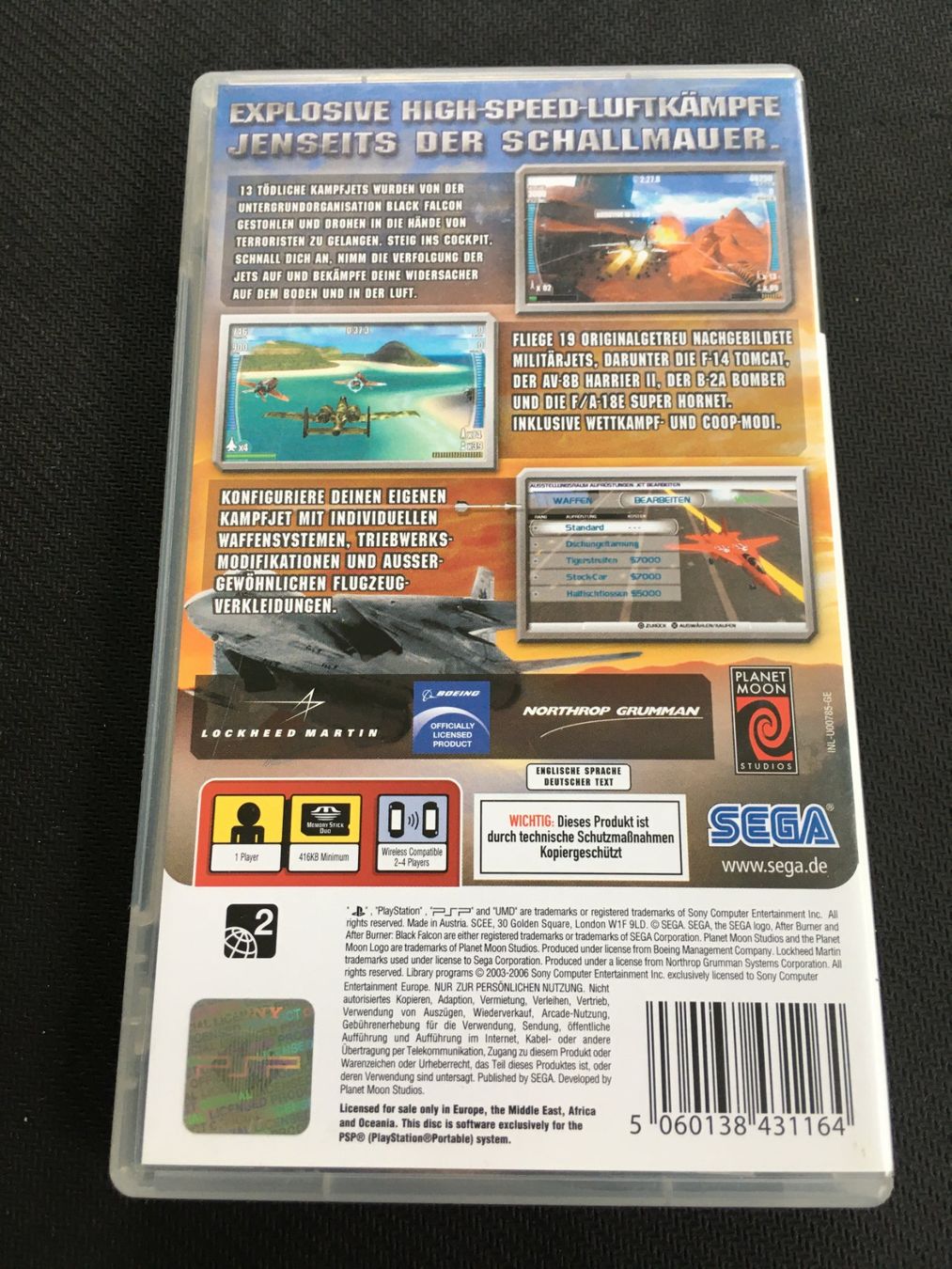 Sony Giochi: After Burner Black Falcon - PSP – Usato da St.Gallen venduto da Punktchen01 1