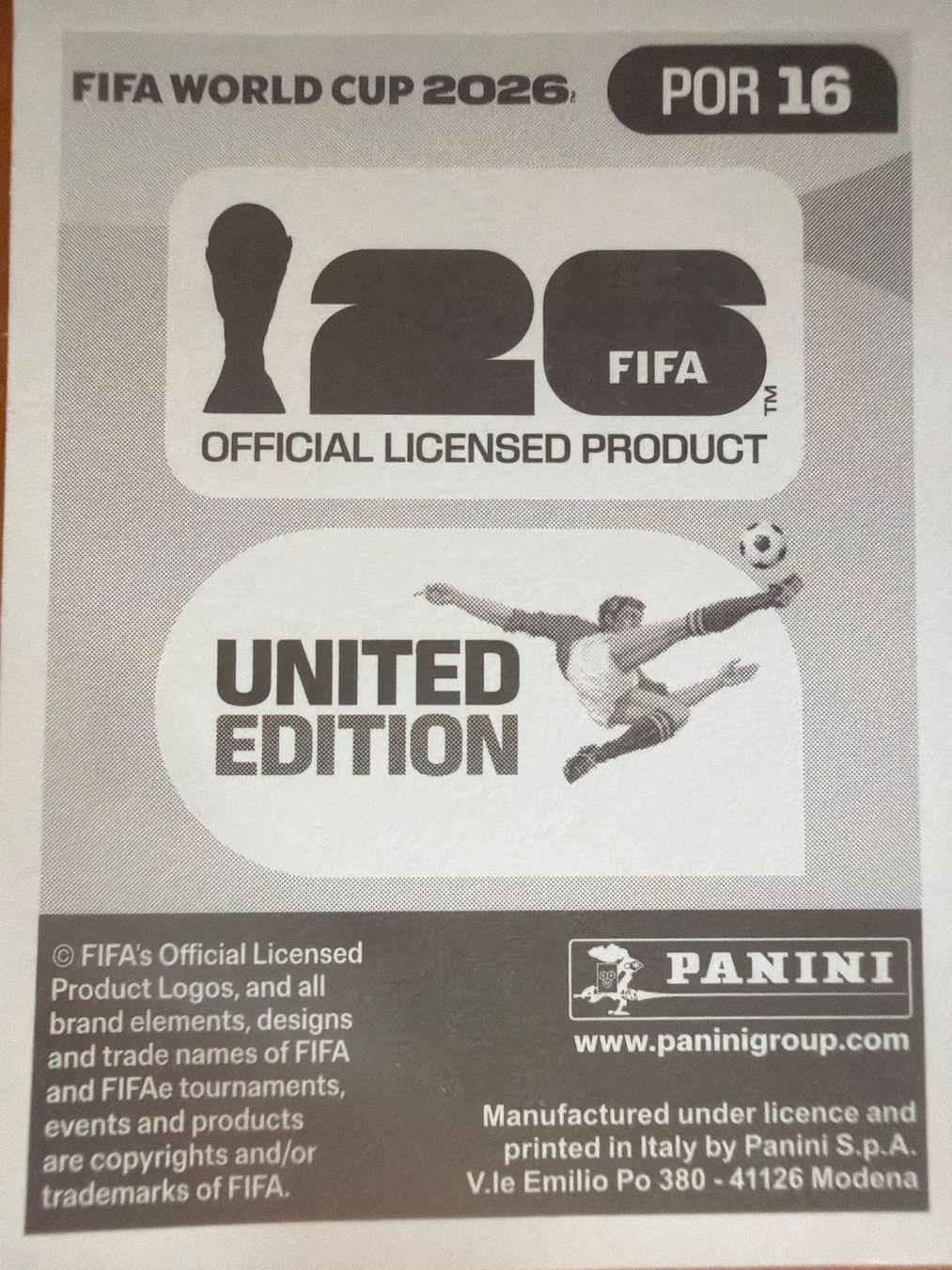 Panini Sammelbilder & Trading cards: Panini POR16 – Neu (gemäss Beschreibung) aus Susten von Rechnun 1