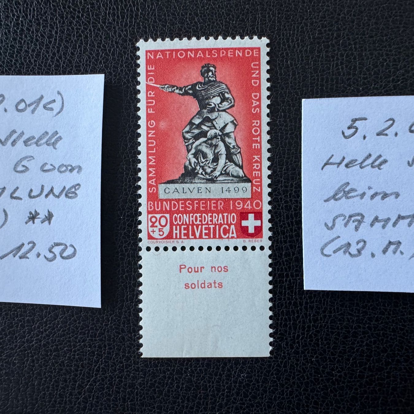 Tous les timbres: Pro Patria, 4 ABARTEN, postfrisch/gestempelt – D'occasion à Stallikon par HILDECH1 2