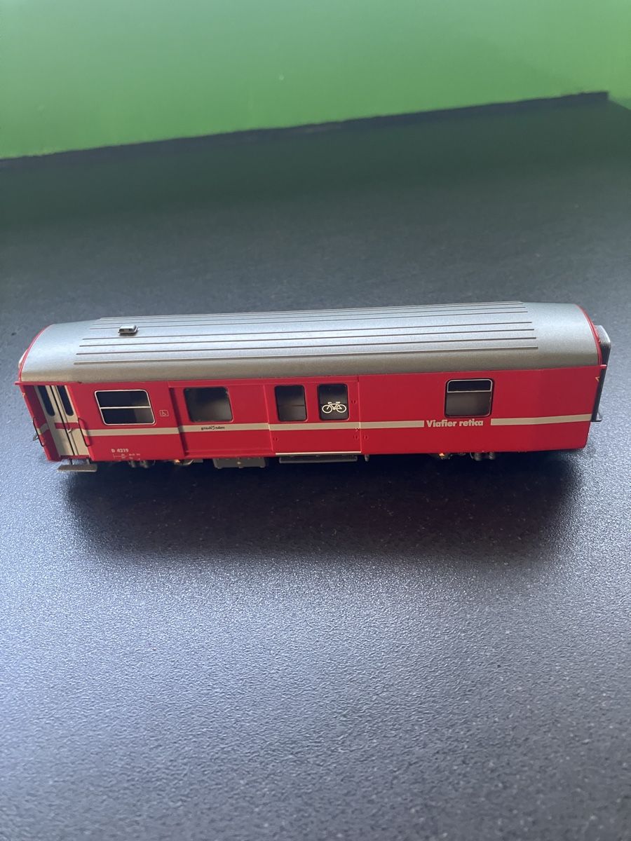 Bemo Modellini di ferrovie: Bemo RhB Gepäckwagen D4219 – Usato da Erlinsbach SO venduto da Kupfi80