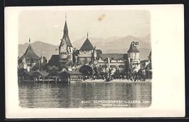 Foto-AK Luzern, Eidg. Schützenfest 1901