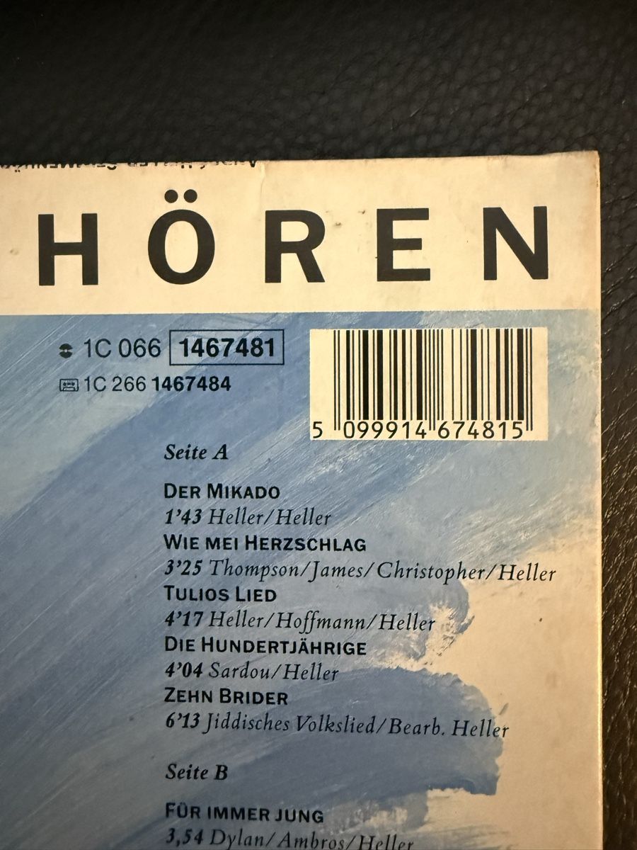 Dischi in vinile: Andrè Heller - Stimmenhören - DMM Pressung Schallplatte – Usato da Goldach venduto da Messerguru 3