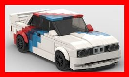 Bausatz BMW M3 E30 Stil Lego Kompatibel Auto MOC Baukasten