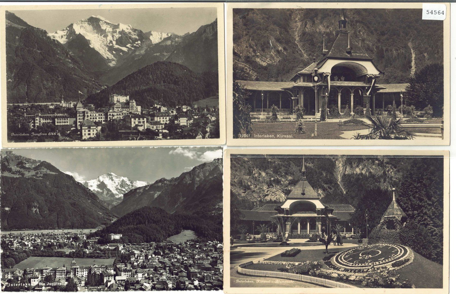 Ansichtskarten: 4 AK - Interlaken – Gebraucht aus Ettingen von Kartenplanet