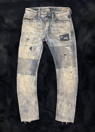 Diesel Thavar W30 L32 Homme, Jean Déchiré Tendance!
