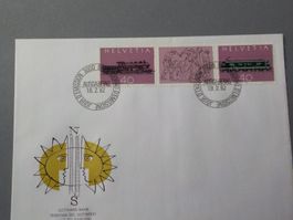 1982, FDC, 100J. Gotthardb. Serie