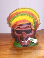 Coole Jamaika Figur mit Rastafrisur mit Deckel