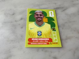 Panini Fifa Fussball WM 2026 Sticker Bruno Guimaraes BRA 11
