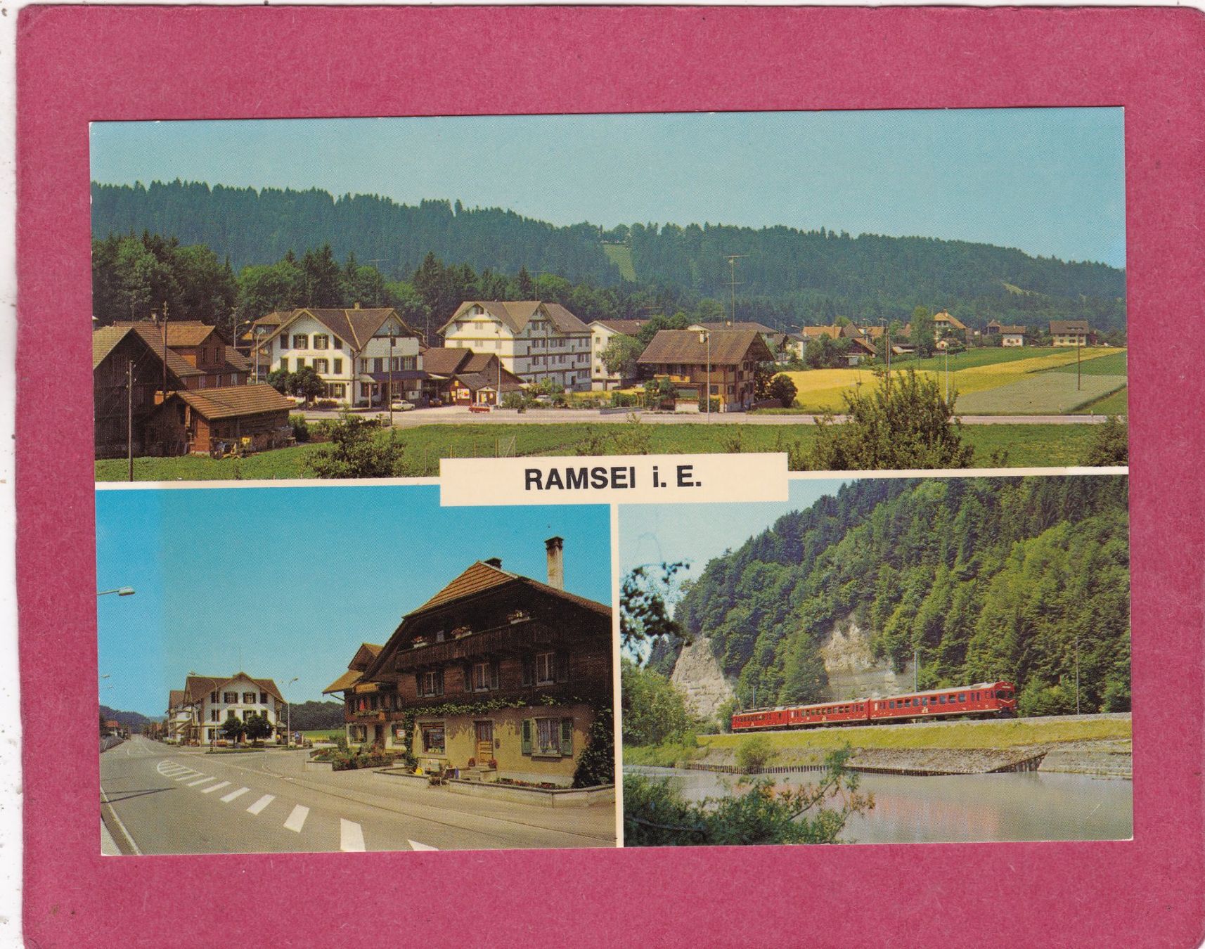 Ansichtskarten: Ramsei i. E. Bahn – Gebraucht aus Herisau von Lisegrat2008