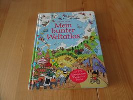 Kinderbuch Mein bunter Weltatlas" Mit 120 Klappen Hardcover