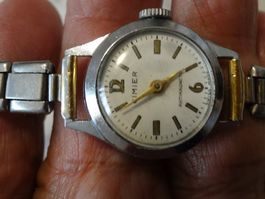 CIMIER ANTIK DAMEN  UHR,HANDAUFZEUG. LÄÜFT---21X30MM