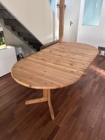 Massivholz Esstisch rund ausziehbar