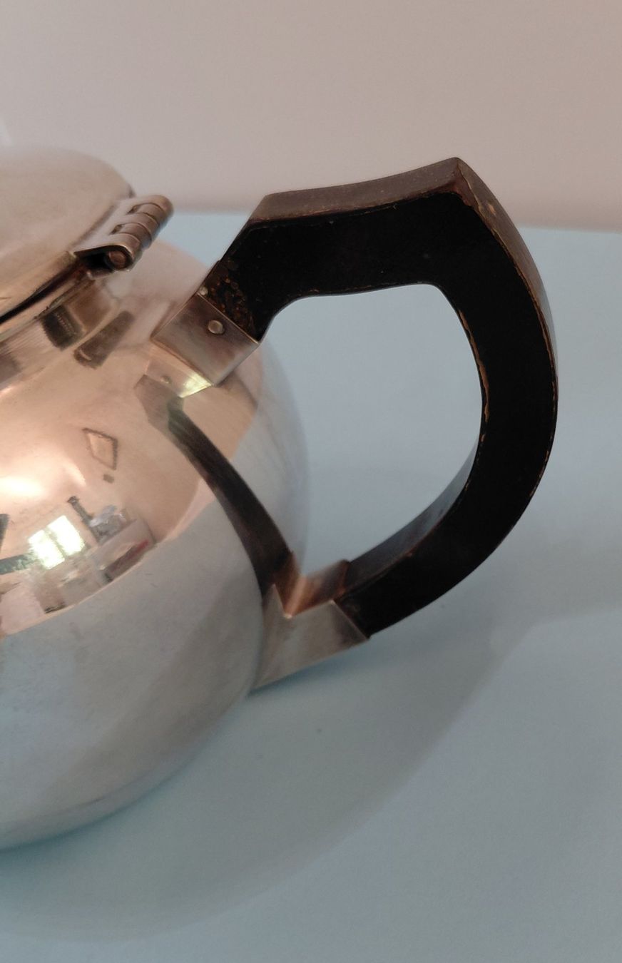Teiere: antike, versilberte Tee- oder Kaffee- Kanne – Usato da Zürich venduto da Rosys 2