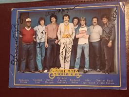Santana Band - handsignierte Promokarte