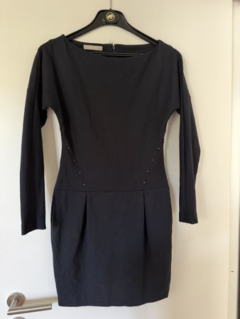 Stefanel Kleid, dunkelblau, Grösse 36