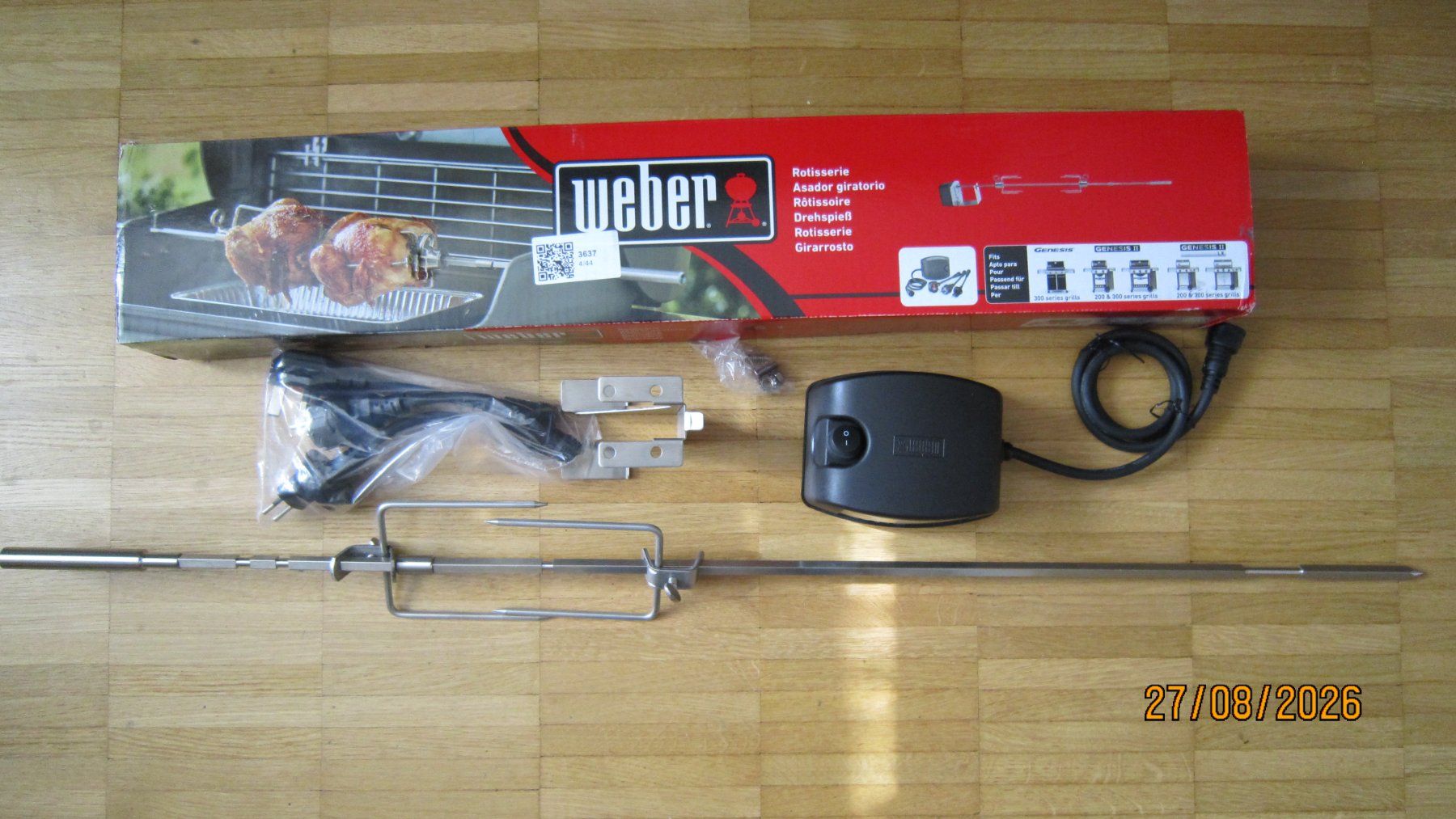 Griglie: Weber Drehspiess mit Motor neu – Nuovo (secondo la descrizione) da Nussbaumen AG venduto da Billiboy