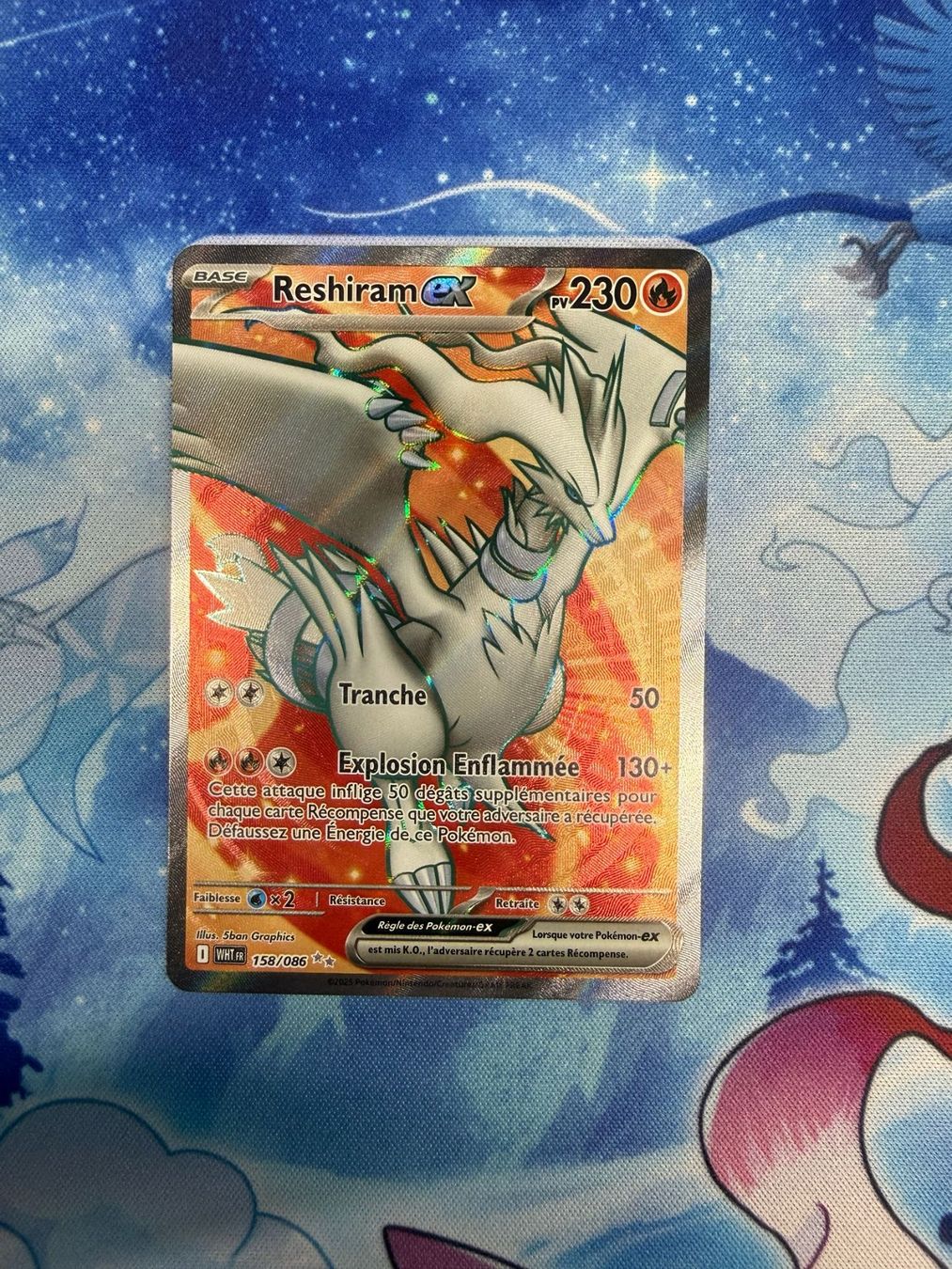 Pokémon Carte collezionabili: Reshiram FA - WHT 158 FR – Nuovo (secondo la descrizione) da Courgenay venduto da ScamBoxOff