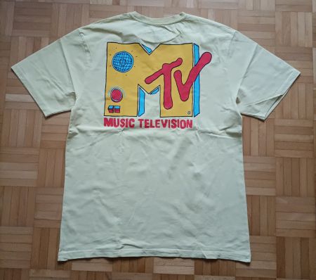 MTV Music Television T-Shirt, gelb medium