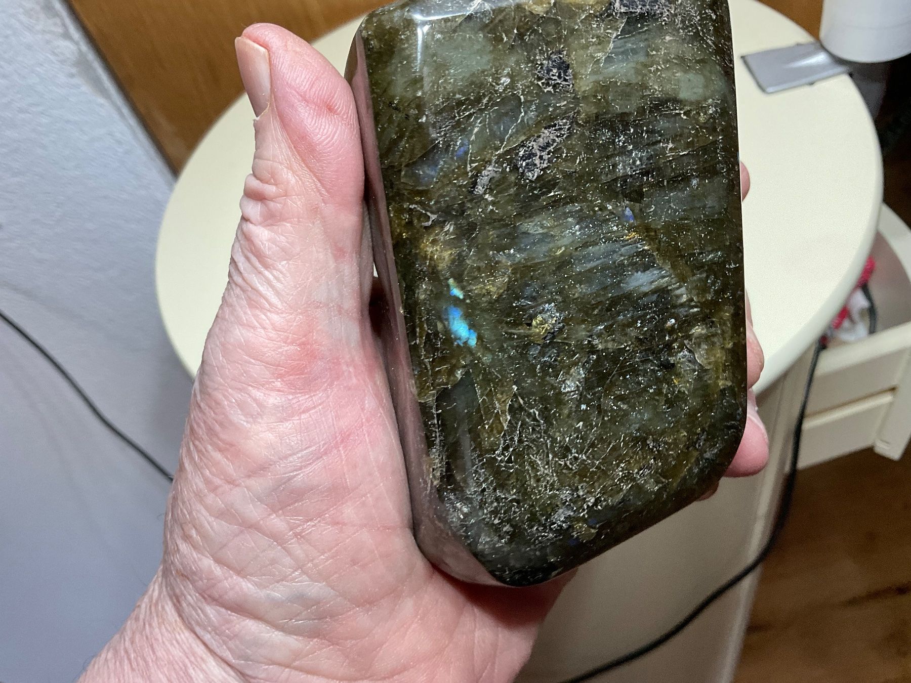 Minerali & Pietre curative: Labradorit beste Qualität – Nuovo (secondo la descrizione) da Gibswil venduto da MineralienJRS 2