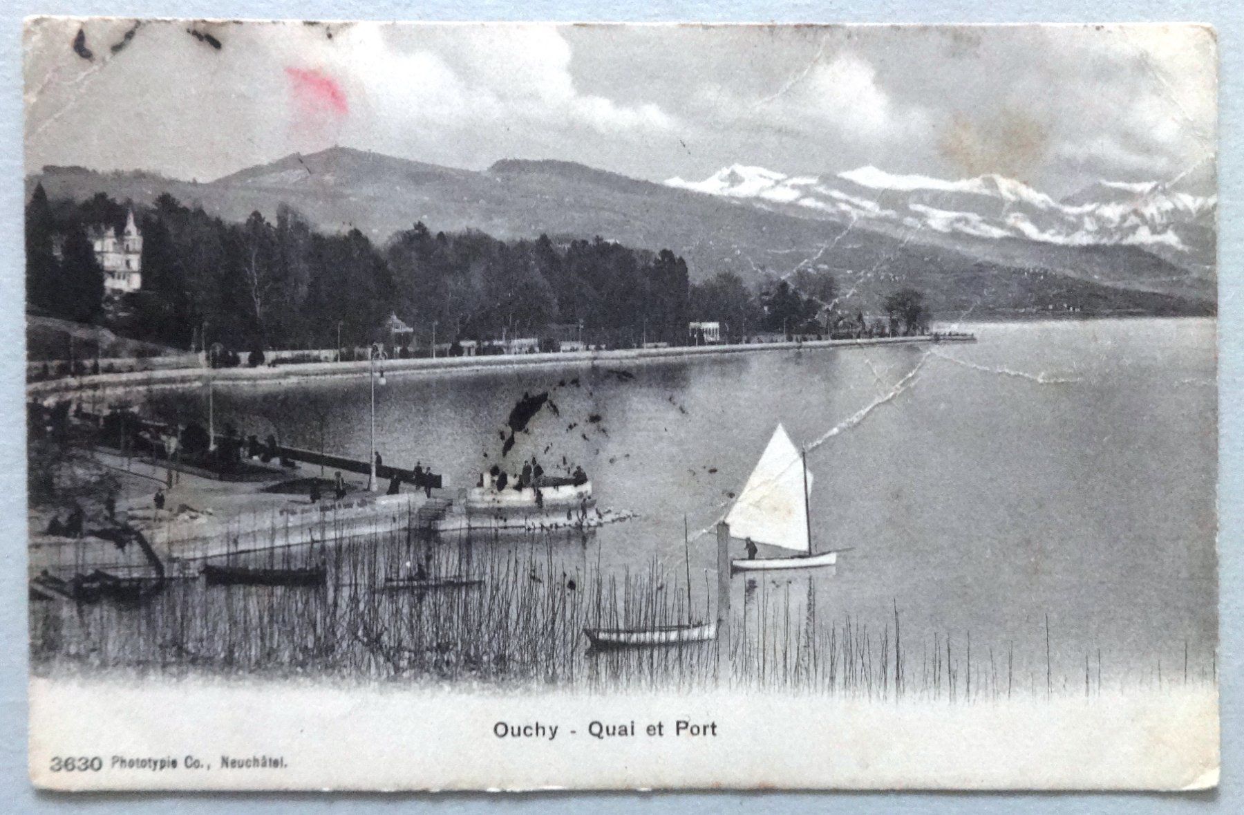 Cartoline postali: Ouchy - Quai et Port – Difettoso da Fétigny venduto da Billy2miny