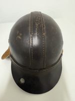 Oldtimer Mottorad Aviatic Autos Helm Lederhelm