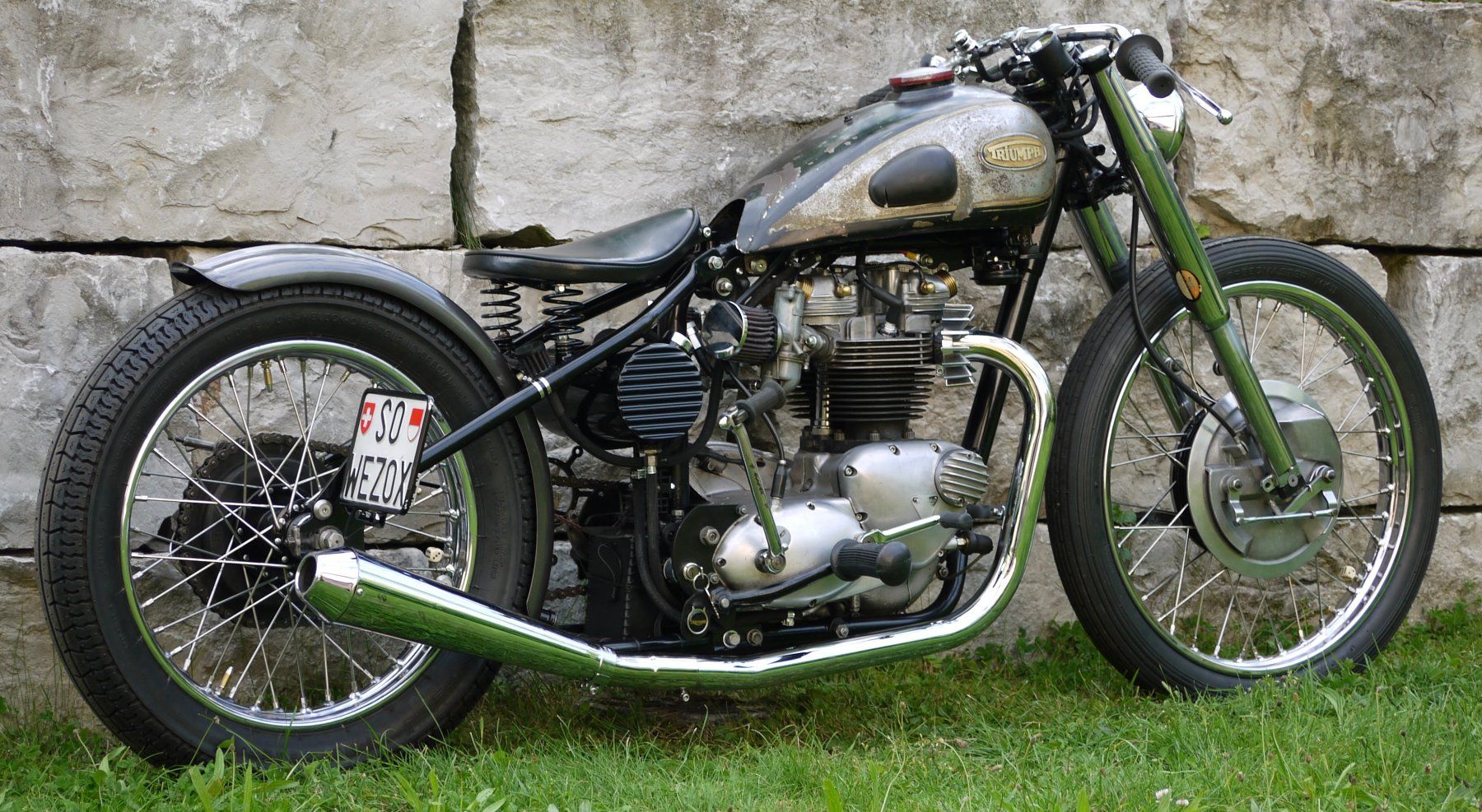 Triumph Altro: Triumph Bonneville T120 Hardtail – Usato da Trimbach venduto da ZweirAdler