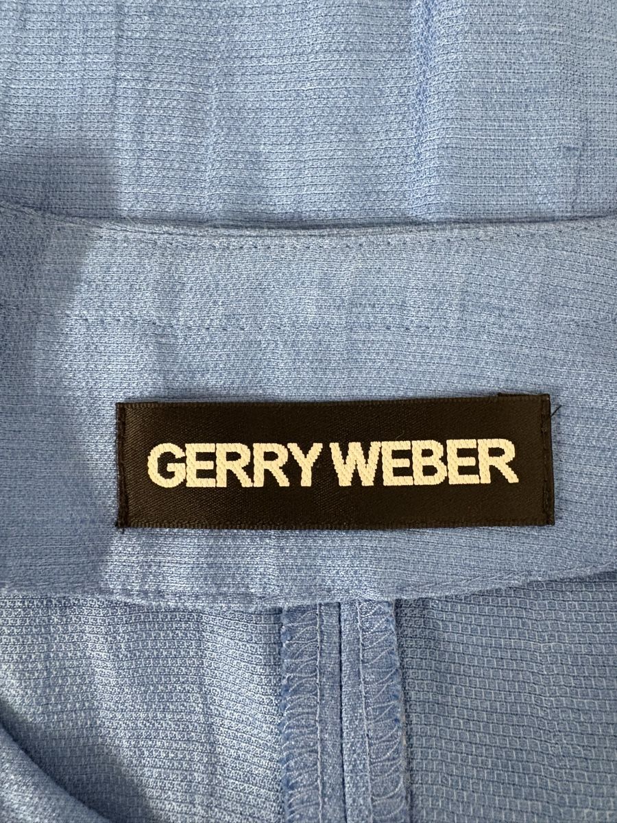 Gerry Weber Giacche: Gerry Weber Leinen Blazer, hellblau, Gr. 42 – Nuovo (secondo la descrizione) da Regensdorf venduto da secondchancefashion 5