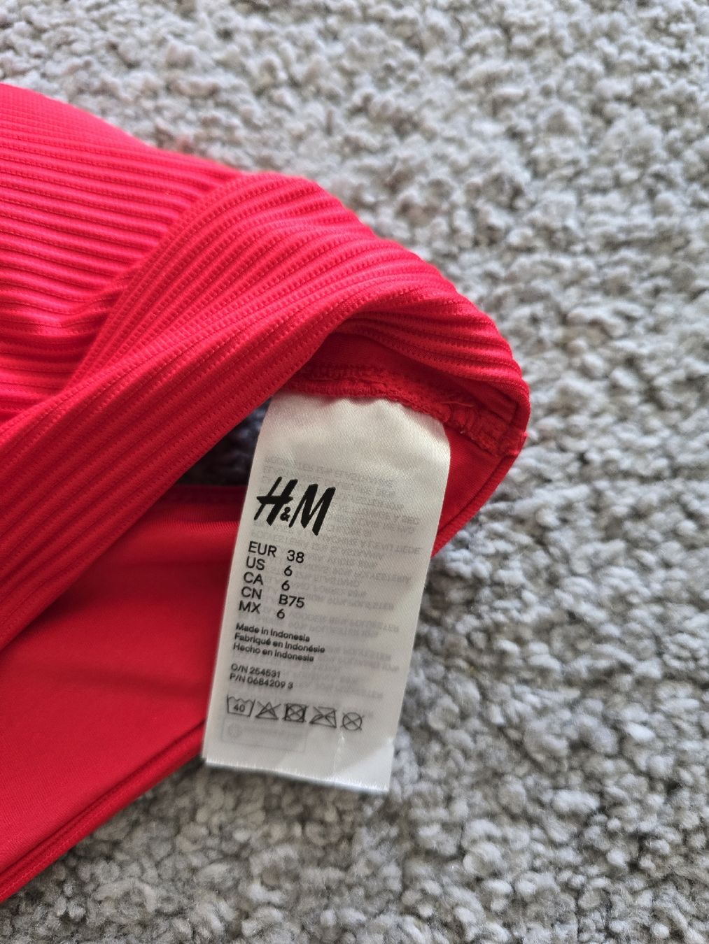 H&M Costumi da bagno & Bikini: Bikini H&M Rot Grösse 38 Neu  – Nuovo (secondo la descrizione) da Dietikon venduto da Kaska2020 3