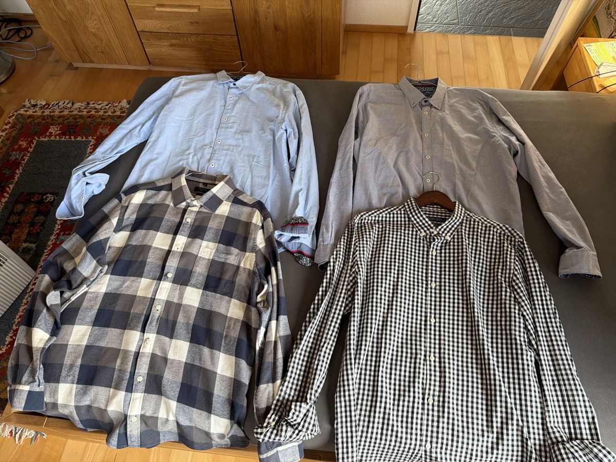 Kleiderpakete: 4ER     PACKAGE     HEMDEN     XL     – Gebraucht aus Wetzikon ZH von philippe_22