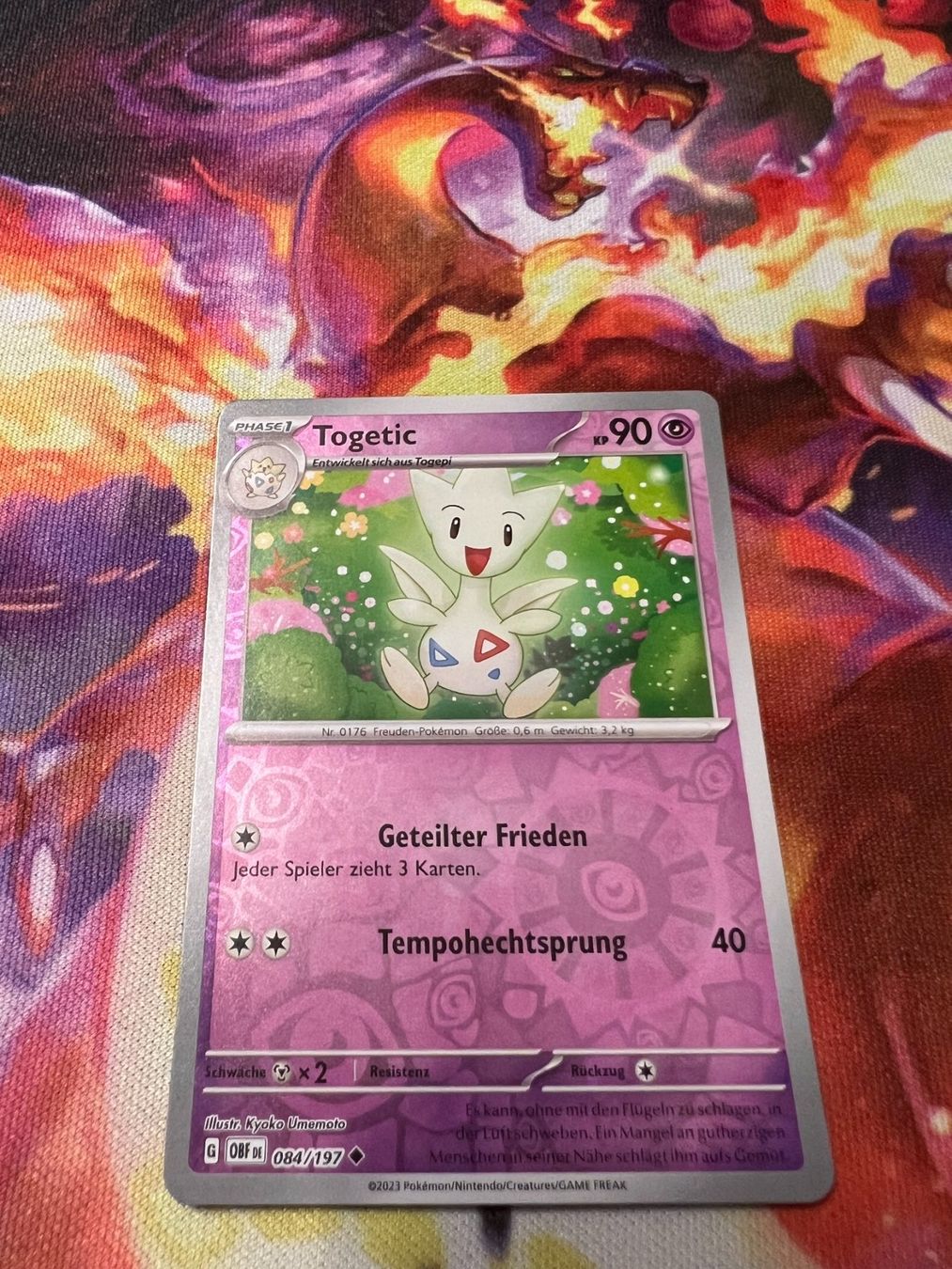 Pokémon Carte collezionabili: Togetic (OBF 084) / Reverse Holo / Obsidianflammen – Nuovo (secondo la descrizione) da Bülach venduto da CherryBlu