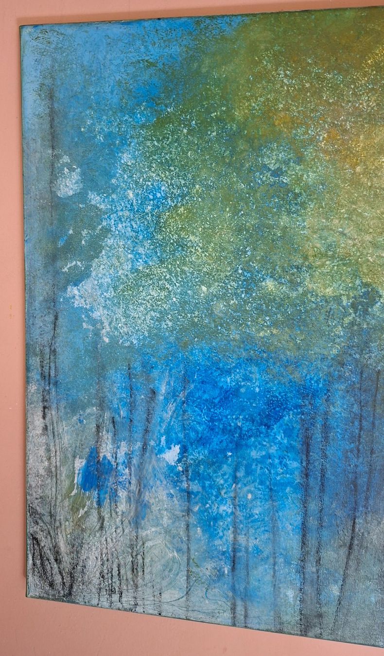 Tableaux: Gemälde " Geborgen" handmade 50×60 – Neuf (Voir description) à Riehen par Steinbock1970 2