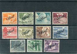 1950 DII Nr. 65-75 gestempelt