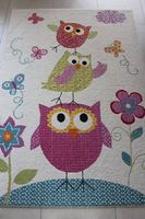 Tapis 160 x 230 hiboux chouettes