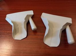 Set mit 2 Pommesschaufeln – grau / Lot de 2 Pelles à frites