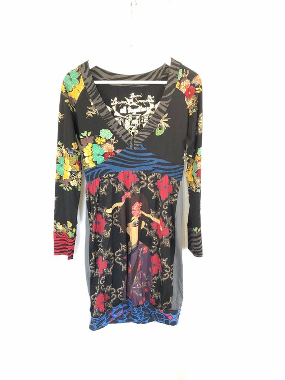 Robe Desigual Femme - Taille 38 - Multicolore - Longueur Genou - Occasion