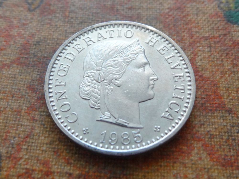 Tutti le monete: 20 Rp. 1985 – Usato da Romanel-sur-Lausanne venduto da Swift13