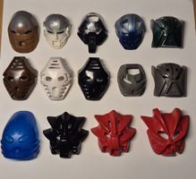 Los von 14 Bionicle Kanohi Masken