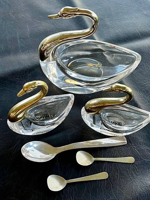 Set di piatti: Gewürz-Menage 6-teilig. Versilbert? – Usato da Hinwil venduto da vibi55 1