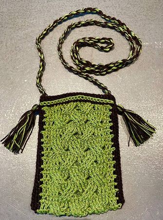 HANDMADE Handytäschchen, Umhängetasche klein, 10x16cm