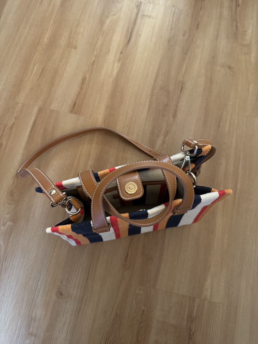 Zara Borse da donna: Zara Handtasche gestreift, Sommer Shopper Bag – Usato da Gadmen venduto da Pinguin89_90 1