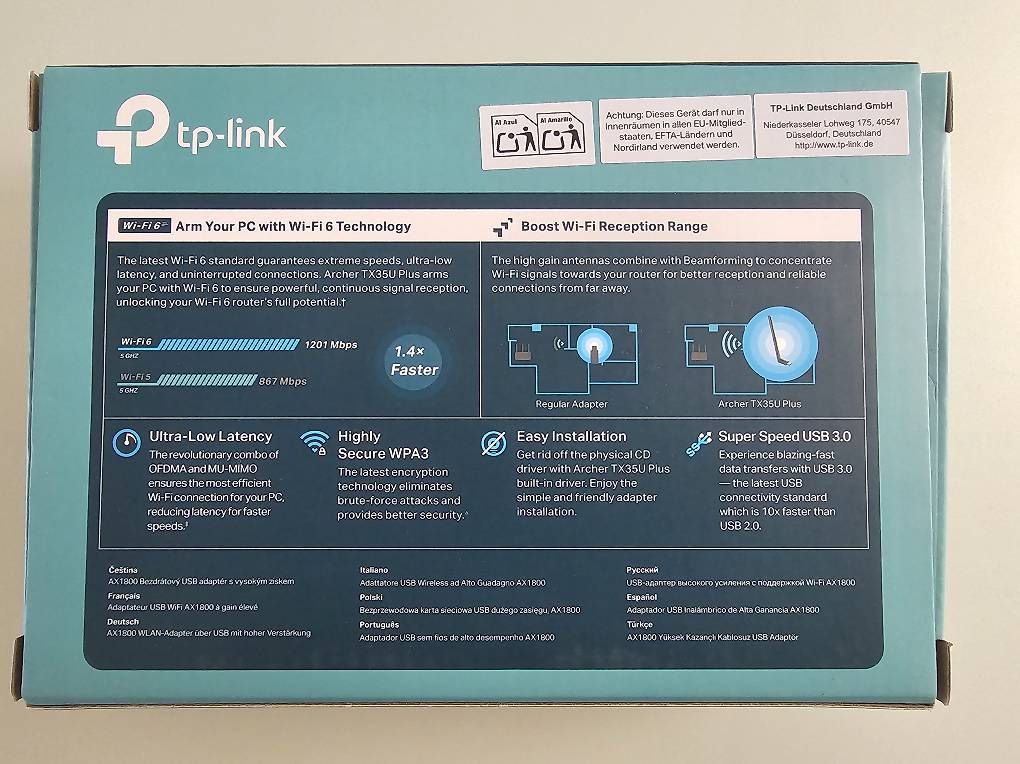 Unità & Adattatore: Tp-Link Wireless Adapter Wifi 6 – Nuovo e nell'imballaggio originale da Münchenbuchsee venduto da Bussistyle 2