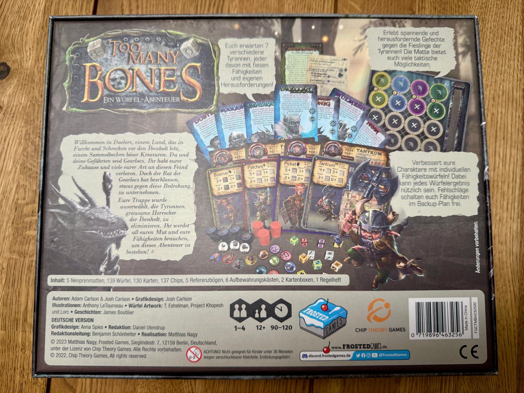 Giochi: Too Many Bones (inkl. div. Erweiterungen) – Usato da Villigen venduto da chrishacky 1