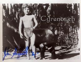 Johnny Sheffield (1931-2010) Schauspieler - Autogramm TARZAN