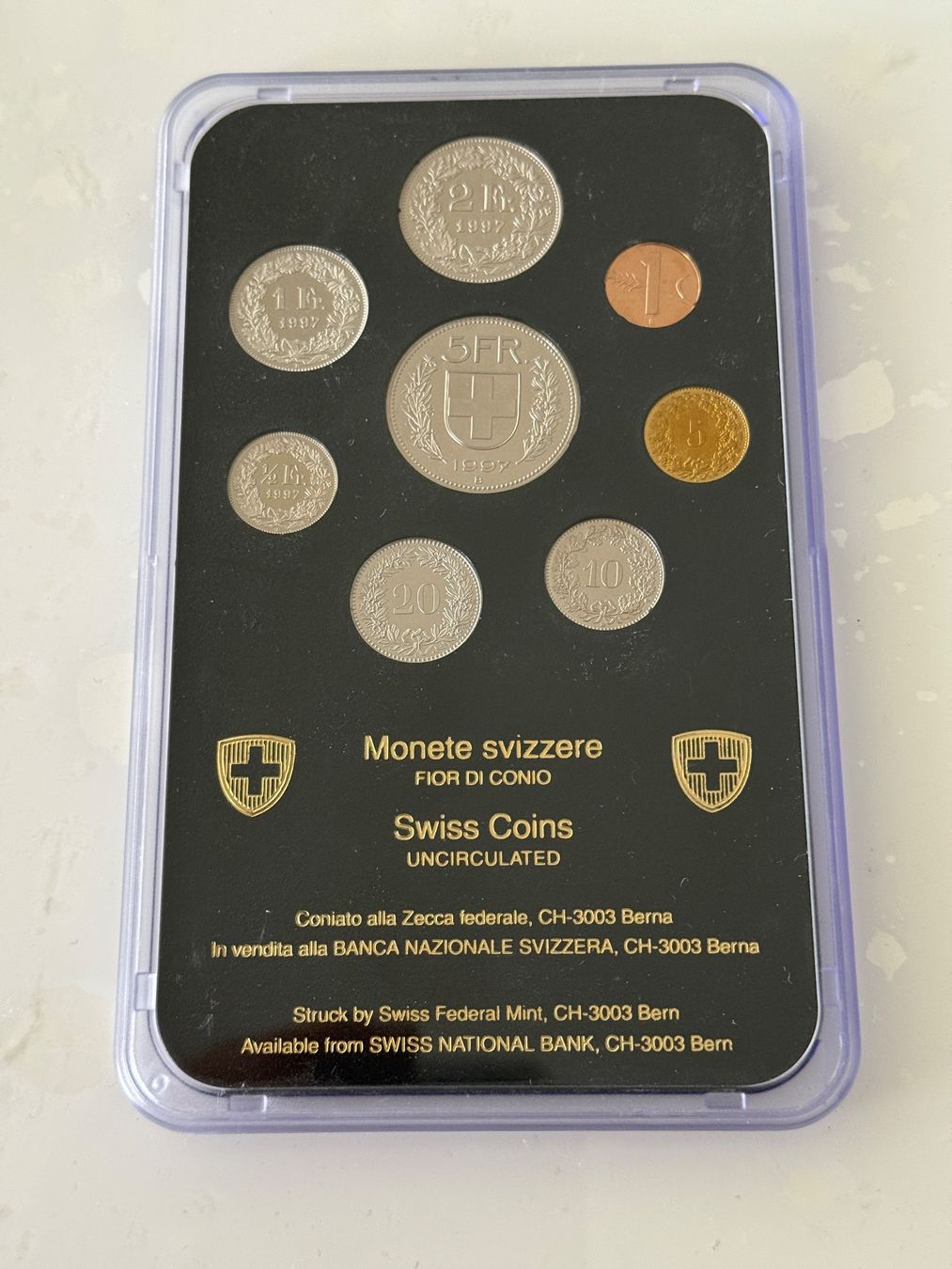 Alle Münzen: Schweizer Münzsatz 1997  Stempelglanz – Neu (gemäss Beschreibung) aus Wallisellen von SWISS_SILVER1 1