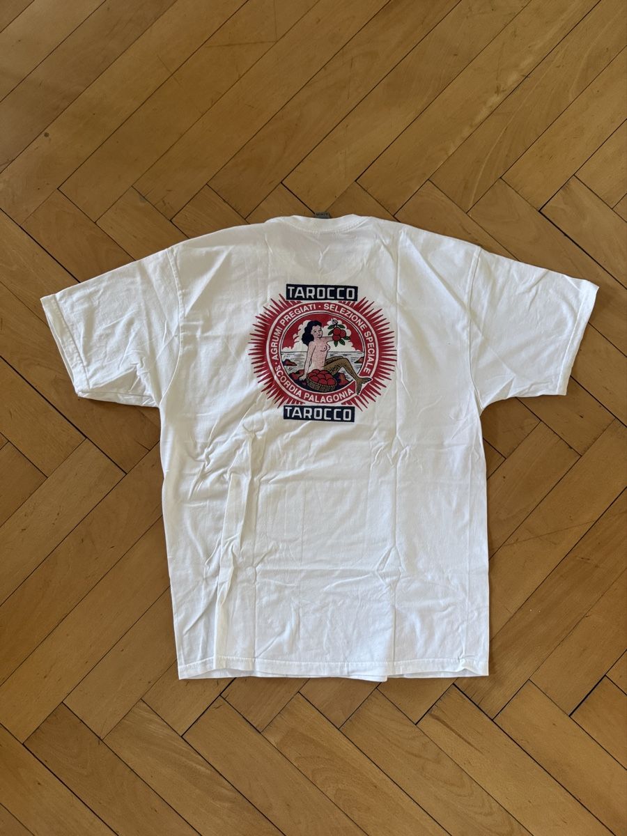 T-shirt: Weisses Tarocco Tshirt – Usato da Bern venduto da Gigigian