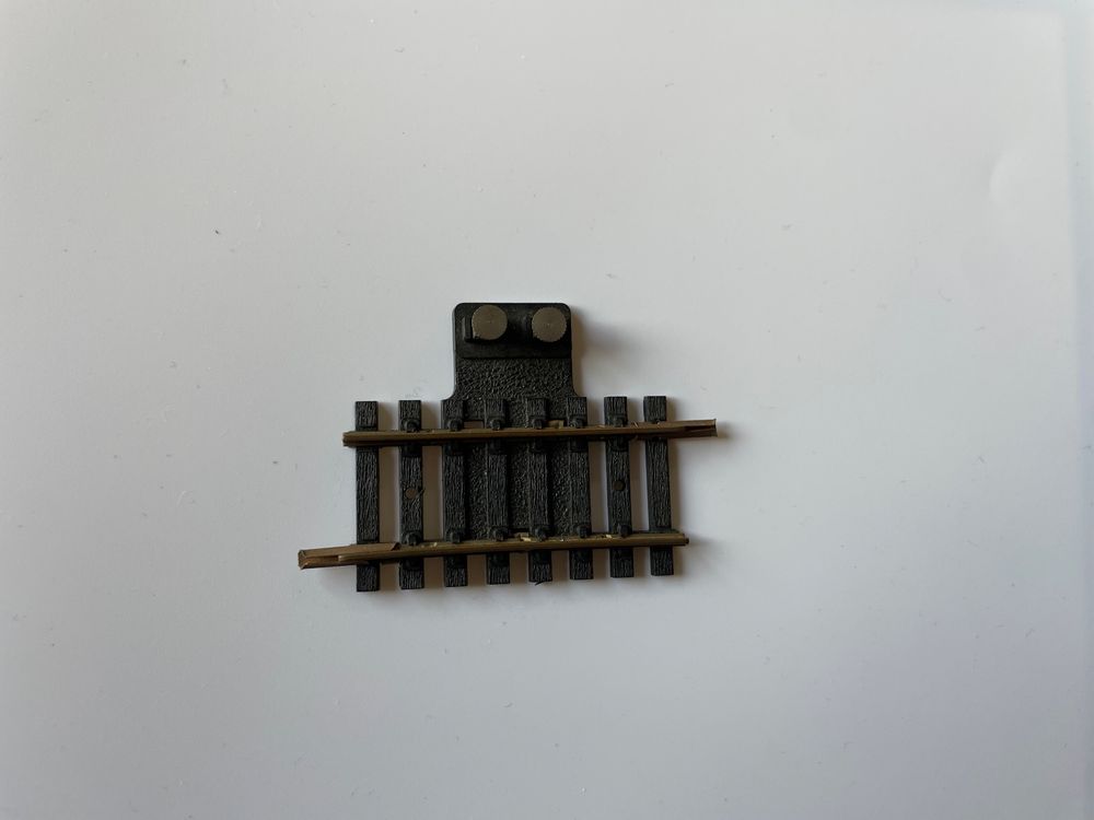Rails De Commande à Distance Fleischmann 1700 En Laiton - 2 Rails, Alimentation CC, Occasion, Fabrication Allemande