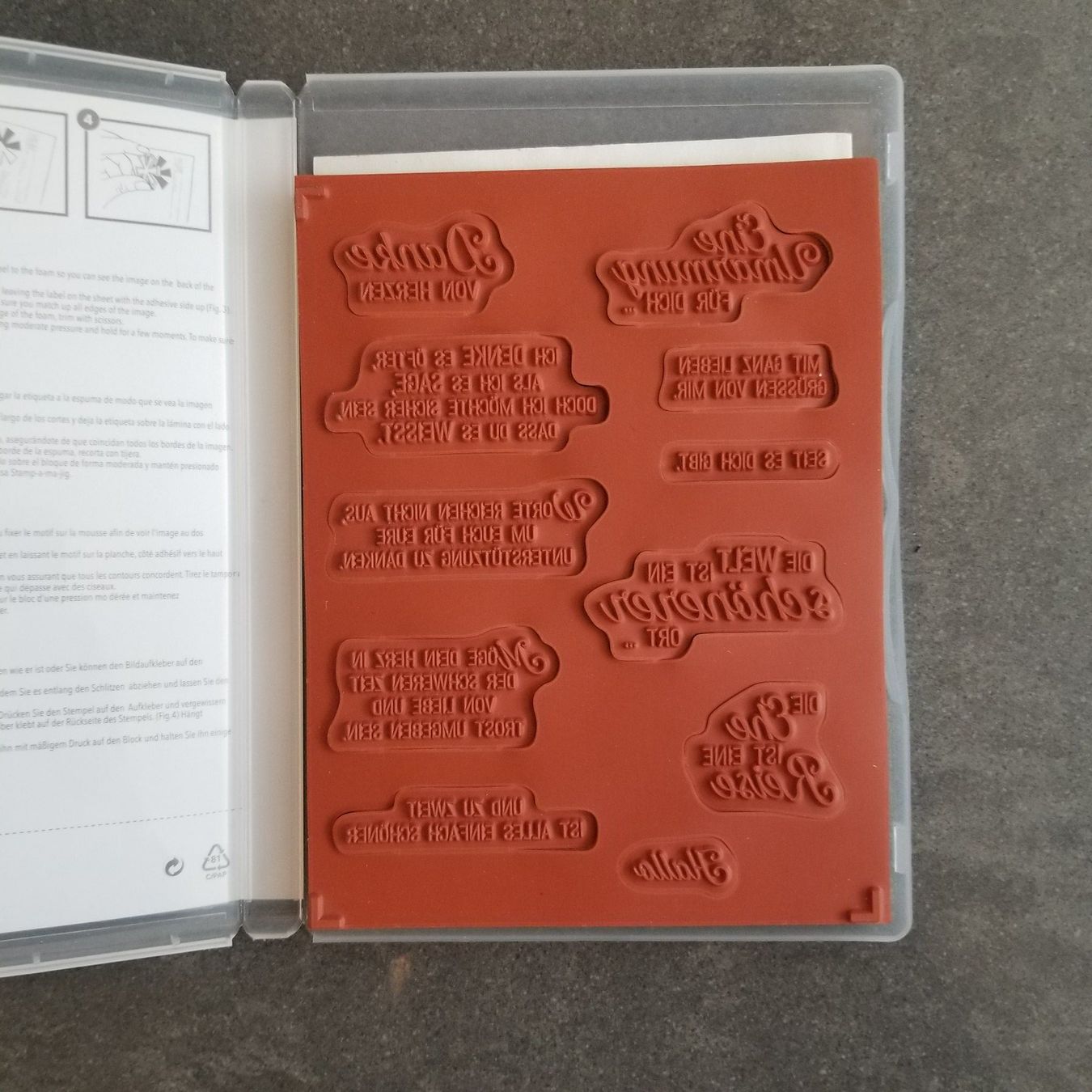 Stampin' up! Timbri: Stempelset "Blühende Worte" von Stampin up – Usato da Frauenkappelen venduto da evangelina78 1