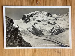 Monte Rosa vom Gornergrat aus gesehen - AK
