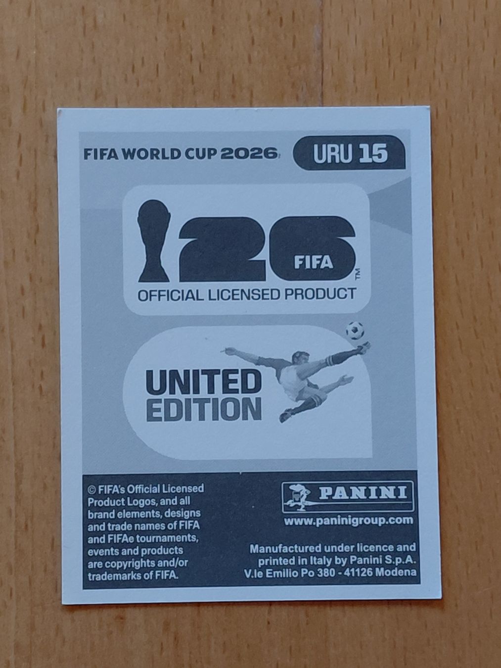 Panini Carte collezionabili: Sticker Panini 2026 URU 15 – Nuovo (secondo la descrizione) da Ovronnaz venduto da Ma-94-hey 1